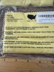 2 USA SILICONE GUN & REEL CLOTH, PROTECTS, POLISHES TREATED NOS SI-CLO MFG NOS