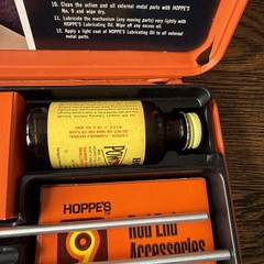 VINTAGE Hoppe’s No. 9 Gun Cleaning Kit In Case Oil Can Patches Universal