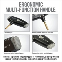 Gun Boss Pro Universal Multicolor Gun Cleaning Kit with Handle and Accessories