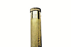 VINTAGE MARBLES NO 99 PISTOL CLEANING KIT IN METAL STORAGE TUBE