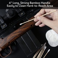 Gun Cleaning Supplies, 2” Gun Cleaning Patches and 6” Gun Cleaning Swabs