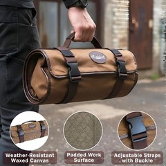 Gun Cleaning Mat – Heavy Duty Waxed Canvas Rifle & Pistol Cleaning Mat, Weath…