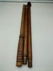 Antique Wood and Brass 36″ Three Piece Shotgun Cleaning Rod