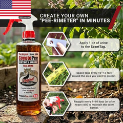100% Coyote Urine Kit, Territorial Marking Scent Kit, Creates Predator Presence