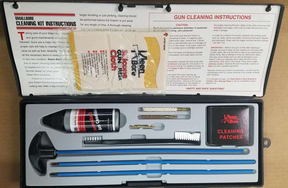 KleenBore® SAF-T-CLAD™ .17 Caliber Smallbore Rifle Cleaning Kit, FREE SHIPPING