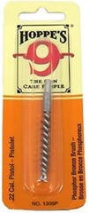 Efficient .22 Caliber Brush with Stout Phosphor Bronze Bristles for Lead Removal