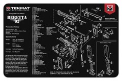 Tekmat Gun Cleaning Bench Mat – You pick [Beretta 92, Sig Sauer P238/938]