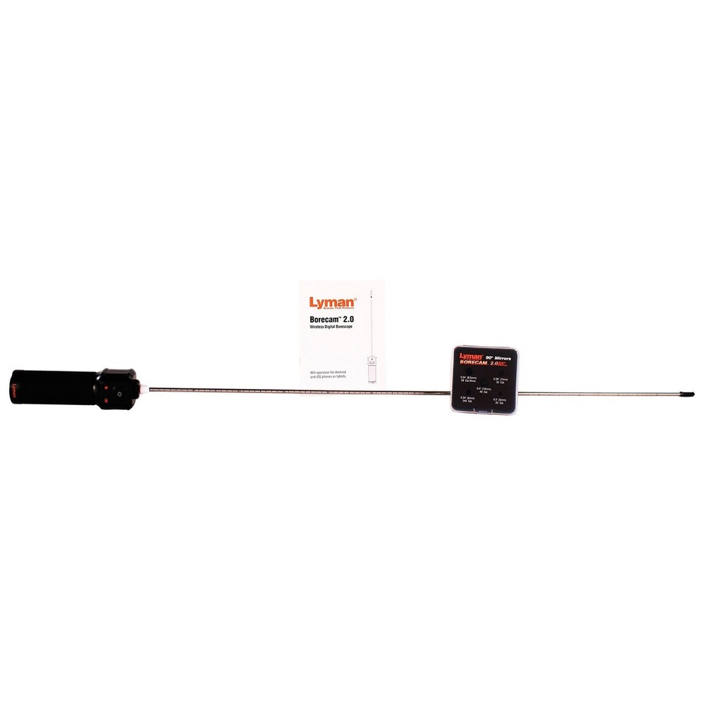 Lyman Borecam 2.0 Wireless Borescope WiFi Barrel Camera, 26″ Rod #04070