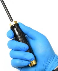 Gun Cleaning Rod 1 Piece Carbon Fiber 36 Inch, Pistol Rifle Cleaning Rod