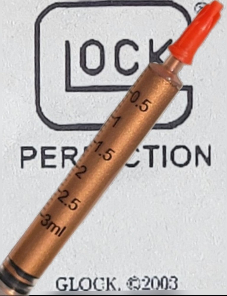 COPPER COLORED LUBRICANT GLOCK GUN SLIDE AND TRIGGER GREASE 3ml Larger Size