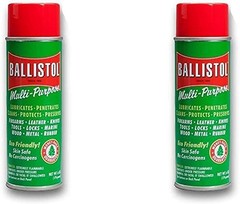 Ballistol Multi-Purpose Lubricant Cleaner Protectant 6 oz Aerosol 2-Pack