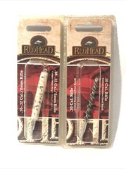 Redhead Rifle Bore Brush Set-Wool Mop & Stainless Brush .30 .32 Caliber 8mm New!