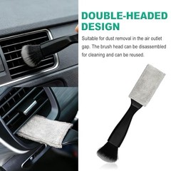 Car Detailing Cleaning Kit, 6PCS Auto Interior Cleaning Tools with Boars Hair