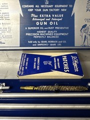 Vintage JC Higgins RIFLE CLEANING KIT #2143 .22 Caliber Sears Roebuck XLNT COND!