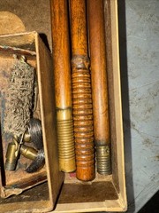 Gunslick Vintage Shotgun Cleaning Kit AS SHOWN Otters Labs Wood Man Cave Item