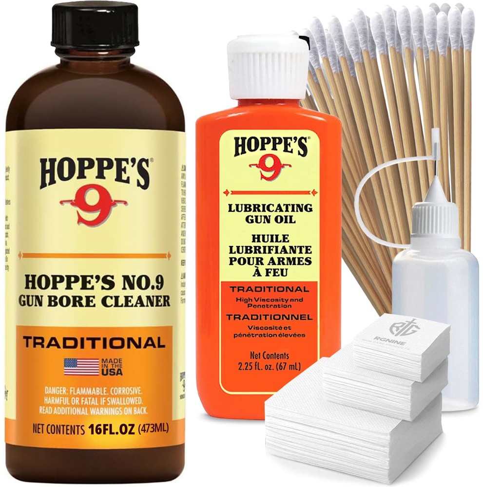Hop 9 Cleaning Kit with Oil and Cleaner – Incl. Bore Cleaner 16 Oz + Lubricat…
