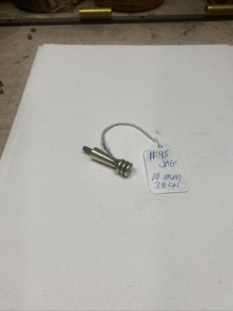 38 Caliper Jag Loading/ Cleaning Muzzleloader Accessory.
