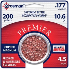 Crosman CPD77 .177-Caliber 4.5 mm Copper Magnum Domed .177-Caliber, COPPER