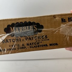 Marble’s Satchi Patches EMPTY Box Marble Arms Corp Gladstone Michigan Mich MI