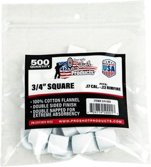 Pro-Shot Premium Gun Cleaning Patches – 100% Cotton Flannel, Superior Weave Tech