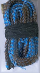 .35 Caliber Rifle Cleaning Bronze Brush Rope Bore Cleaner & Patch Holder