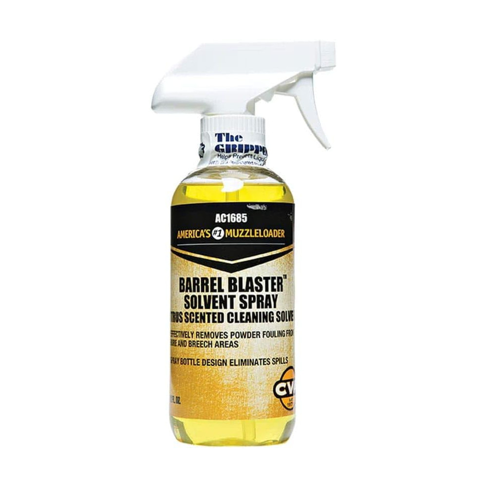CVA Barrel Blaster Solvent Spray 12 oz AC1685 Black Powder Muzzleloader Cleaner