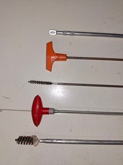 Lot of 5 Gun Cleaning Ram Rods, Hoppe, J.C. Higgins, Etc.