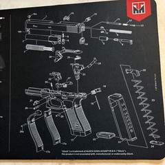 TekMat Glock 17″x11″ Gun Cleaning Mat Black – TEK-R17-GLOCK