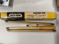 Vintage Mill Run Brite-Bore Cleaning Hickory Shotgun Rod 4 Piece Rare!