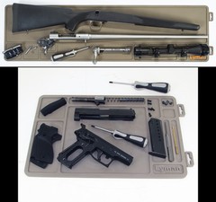Lyman Essential Gun Mat with Molded storage compartments – Choice of Size