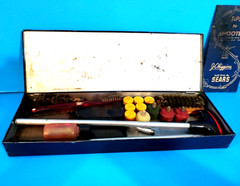 Vintage J.C. Higgins Gun Cleaning Kit with Tip to Shooters Booklet