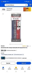 Real Avid AR15 Smart Cleaning Mat Magnetic Parts Keeper 43×16 Black/Red/Gray