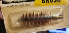 Brite Bore Gun Cleaning Brush 12 Guage Vintage Made in the USA