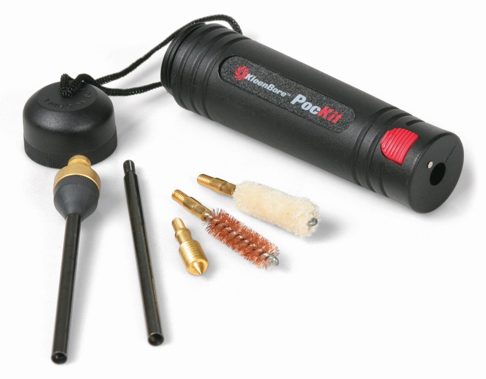 KleenBore PocKit Handgun Cleaning Kits — available from .22 to .45 Caliber