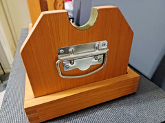 Beautiful Custom Made Wooden Gun Cleaning Station – Rifle Or Shotgun stand