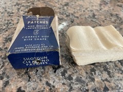 VTG Collectible JC Higgins Shotgun Cleaning Patches with Box by Sears Roebuck