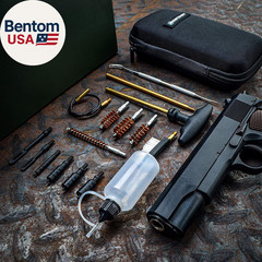 Universal Handgun Cleaning Kit .22,.357,.38,9Mm,.45 Caliber Pistol Cleaning Kit