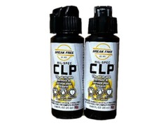 Break Free CLP Gun Cleaner Made in the USA 2/3 oz Squeeze Small Bottle 2-Pack