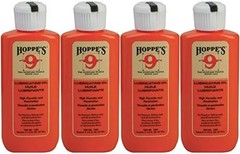 HOPPE’S No. 9 Lubricating Oil, 2-1/4 ounces Bottle (4-Pack)