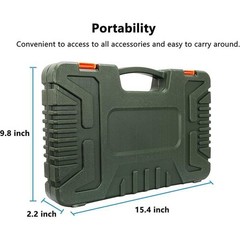 Universal Gun Cleaning Kit Pistol Shotgun Supplies Portable Case Brass Tools New