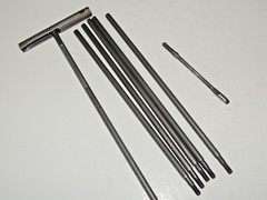 Case Maintenace Military Rifle Gun Cleaning Rod Set, Brushes Kit in Pouch