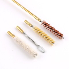7PCS Gun Cleaning Kit for 38/357/9mm Pistol Barrel Rod Brush Cleaning Tools