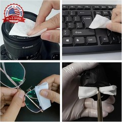 2 Inch Cotton Gun Cleaning Patches Lint-Free Multi-Caliber for Firearm Maintenan