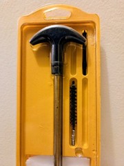 Vintage Outers Gun Cleaning Kit Nitro Solvent Oil Hoppe’s Rod Brushes & Patches