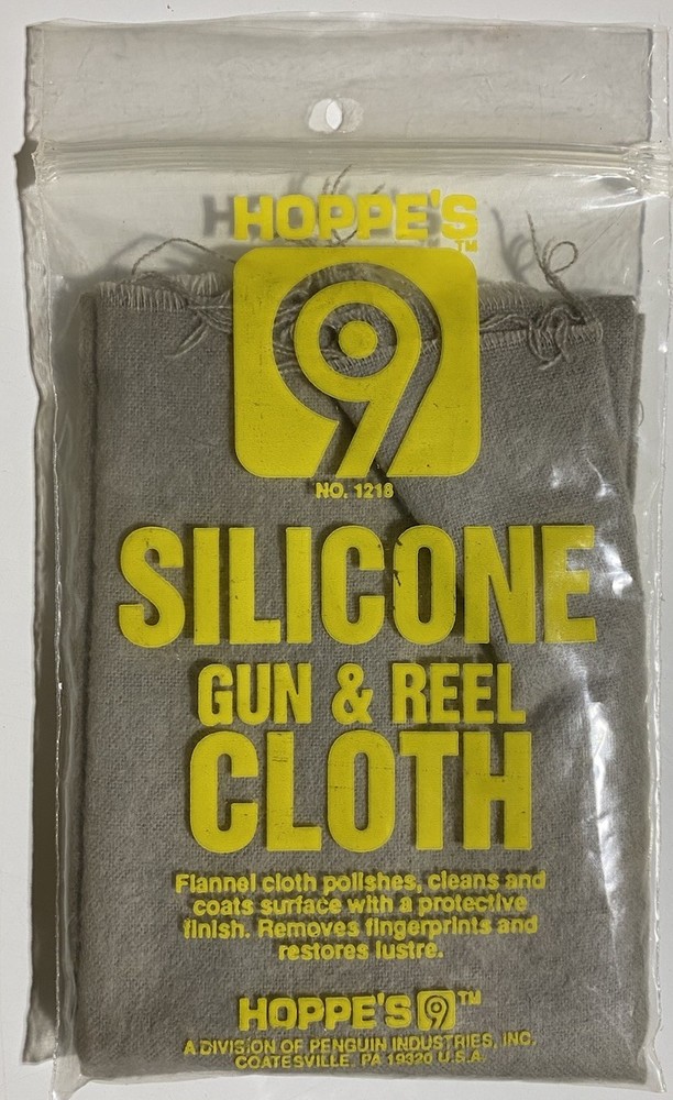 Hoppe’s 9 Silicone Gun & Reel Cloth 11×14″ Flannel Pre-Treated Lubricant