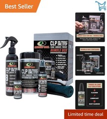 Gun Cleaning Oil All-in-One Lubricant Protectant 8 Oz Kit for Firearms
