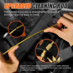 Universal Gun Cleaning Kit for Pistol Rifle Shotgun w/ Brass Rods & Hard Case