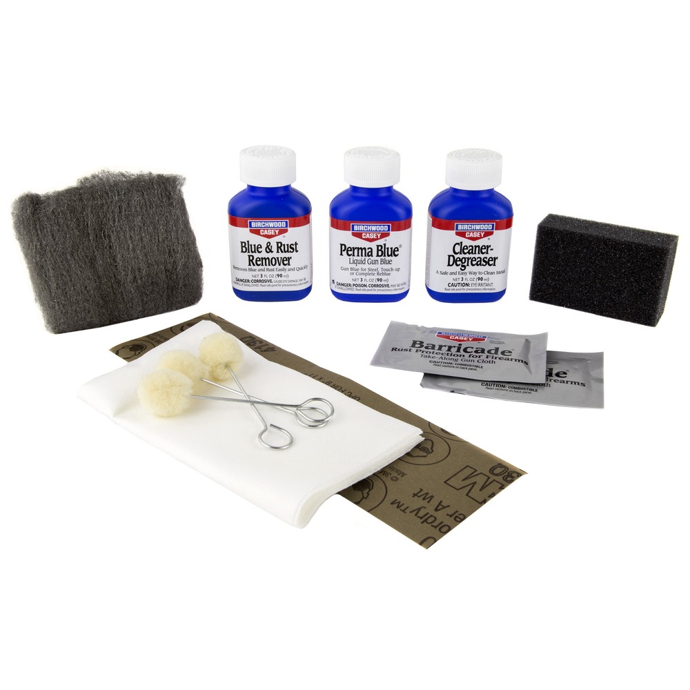 Birchwood Casey Perma Blue BC-13801 – Fast-Acting Gun Blue Kit, Non-Streak