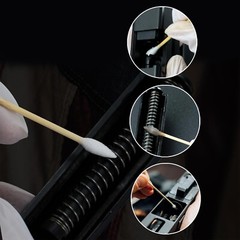Gun Cleaning Kit – Gun Cleaning Supplies in Box – Swabs,Brush & 28″ Cleaning Rod