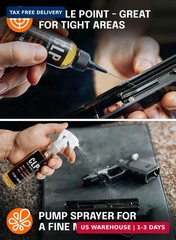 Gun Cleaning Kit Complete – 3″ Gun Cleaning Patches 9mm / 5.56 / 12ga, Double He